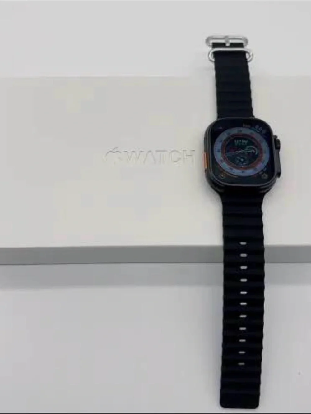 Apple Watch Ultra in Black with Black Sport Band
